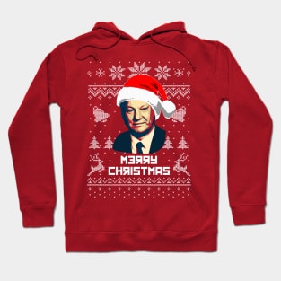 Boris Yeltsin Merry Christmas Hoodie